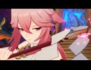原神　雷電将軍＆風ほたちん＆ナヒーダでデイリー任務#３５３＆聖遺物秘境、八重神子伝説任務