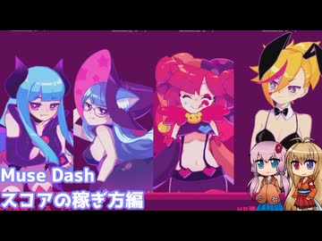 【Muse Dash】スコアの稼ぎ方を知ろうのコーナー【ボイロ実況】