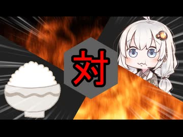 あかりちゃん対ご飯