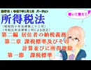 聴いて覚えて！　所得税法　第二編　居住者の納税義務　第二章　課税標準及びその計算並びに所得控除　第一節　課税標準　を『VOICEROID2 桜乃そら』さんが　音読します（施行日　令和7年1月1日）