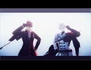 【MMD刀剣乱舞】大包平と童子切安綱(剥落)でフラジール【モデル進捗動画】