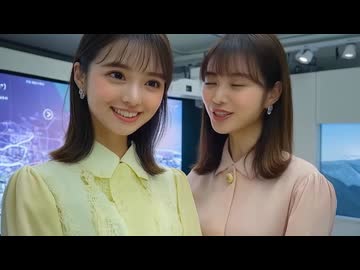 美少女レズビアンキス 33 / 女子アナとお天気お姉さんにて