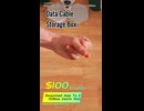 Look I find a home for my data cables   Cable Storage Box   Home Series #shorts #temu