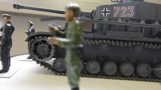 WWII GERMAN INFANTRY 　1/48 TAMIYA &  4号戦車　1/48 TAMIYA