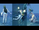 【MHR:SB リョナ】金髪白水着 麻痺 DLC02(ヒノエ) ランゴスタ 密林夜