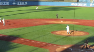 青学 中西聖輝〜創価大 山田琉衣をショートゴロ＜明治神宮大会 決勝 青学 対 創価大 2024年11月25日＞