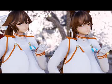 【MMD アズールレーン】高雄＆愛宕で「彗星ハネムーン」