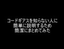 〔手書き〕コードギアスを簡潔にまとめた〔今更〕