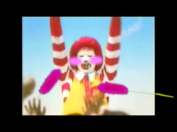 ドナルドが脇をくすぐられるようです。