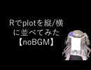 【noBGM】【R/gridExtra/patchwork】Rでplotを横/縦に並べる【fs別室Lab】【ミユの部屋/逍遥プログラミング】