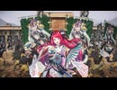 【無編集英傑大戦】4枚毘天陣VS5枚鬼神の大号令デッキ【百四十万石】