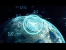 Animation of clock moving fast network of connections with envelopes over glob