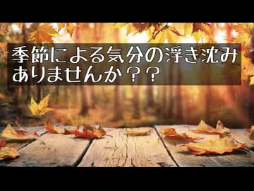 僕個人の季節による気分の浮き沈みについて考察してみました
