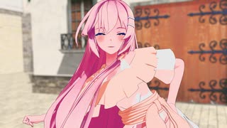 【MMD】ダブルラリアット～Sour Luka Summer Life Peach～【巡音ルカ誕生祭2025】