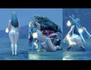 【MHR:SB リョナ】白髪白水着 麻痺 DLC04(ミノト) ランゴスタ 密林夜
