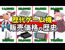 【ゆっくり解説】歴代ゲーム機達の本体価格をまとめて紹介