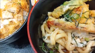 【資さん うどん】ぶっかけうどんとカツ丼
