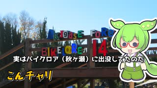 【自転車】こんチャリ＿実はバイクロア（秋ヶ瀬）に出没してたのだ【ずんだもん】