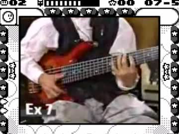 ベース教則ビデオのブロックボール