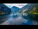 Ferry on the Geiranger fjord, Beautiful Nature Norway