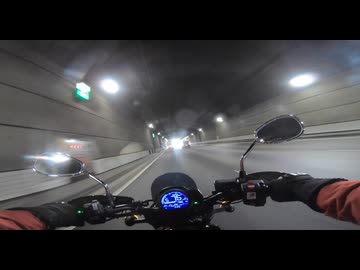 アクアライン　時速200キロで走る