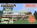 【カピバラハードコア８】かぼちゃスイカ畑の屋根作り・其の弐。【28日目】