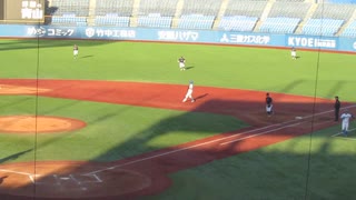 創価大  齋藤優羽〜青学 渡部海をライトフライ＜明治神宮大会 決勝 青学 対 創価大 2024年11月25日＞