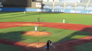 青学 中西聖輝〜創価大 大島正樹ピッチャーゴロ＜明治神宮大会 決勝 青学 対 創価大 2024年11月25日＞