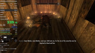 【Skyrim】闇の一党壊滅RTA 6分30秒20 LRT