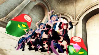 【MMD】マトリョーシカ（入れ子・ネギドリル版）／継ぎ接ぎ狂ったマトリョーシカ