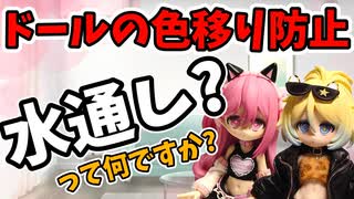 ドールの色移り防止には水通しが必要なんです！！それで水通しってなんですか？