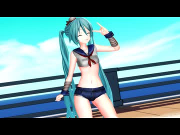 【MMD】ミクちゃんにCrab Raveを踊ってもらった