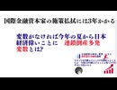 変数がなければ今年の夏から日本経済偉いことに　連鎖倒産多発　変数とは?　国際金融資本家の施策払拭には3年かかる