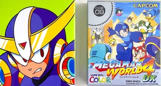[実況]「MEGAMAN WORLD 4 DX=ロックマンワールド4 カラー版（GBC）」全ステージプレイまとめ（スマホ撮影）