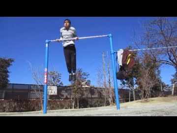 変な懸垂101回(1セット)　おっさんの筋トレ