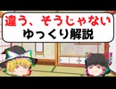 違う、そうじゃないゆっくり解説