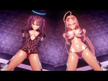 ユ◯カとハ◯コで連れオナ♥