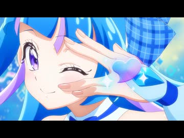 キミとアイドルプリキュア♪ キュアウインク 変身シーン&amp;必殺