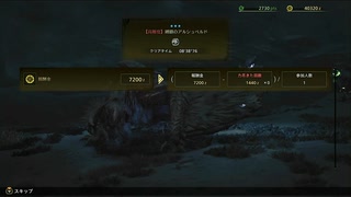 【モンハンワイルズ】アルシュベルド 太刀 ソロ 8'38"76 落石無し 捕獲【MHWilds Beta】