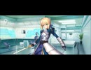 【FGO】アルトリア・ペンドラゴン（マイルーム）赤い。