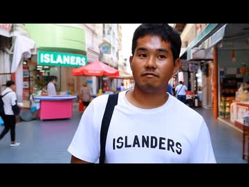 街頭インタビュー先輩