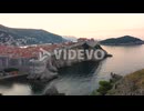 largeAerial, drone footage of Dubrovnik,Croatia