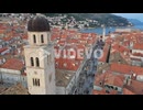 Aerial, drone shot of Dubrovnik,Croatia