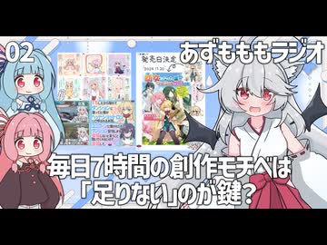 あずもももラジオ02－創作という娯楽を始めよう！【VOICEROID・VOICEVOX】