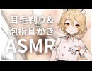 【ASMROID】ナースロボ＿タイプＴが耳毛剃り&泡指耳かき