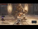 副背後の「LIES　OF　P　２周目」　ピアノ線5本