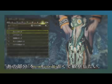 【字幕実況】モンハンワイルズ、チャタ装備の_あの部分_を、間近で観察する方法。