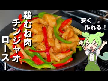 【節約レシピ】鶏むね肉でチンジャオロースー作ってみた【今日のおつまみ】