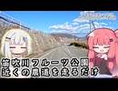 【ソフトウェアトーク車載　ぶらり気ままなバイク旅】笛吹川フルーツ公園近くの農道を走るだけ