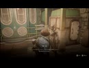 副背後の「LIES　OF　P　２周目」　ピアノ線6本